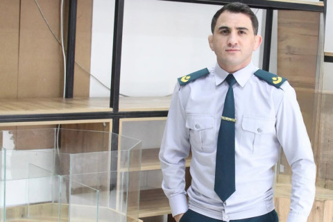 Hacı Əliyev mayor rütbəsi aldı