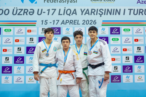 Yeniyetmə cüdoçulararasında Liqa yarışının ilk turu start götürüb