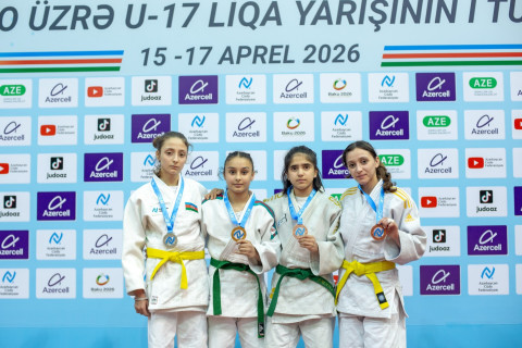 Yeniyetmə cüdoçulararasında Liqa yarışının ilk turu start götürüb