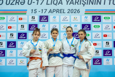 Yeniyetmə cüdoçulararasında Liqa yarışının ilk turu start götürüb