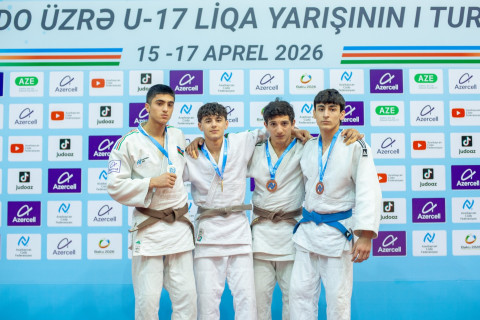 Yeniyetmə cüdoçulararasında Liqa yarışının ilk turu start götürüb