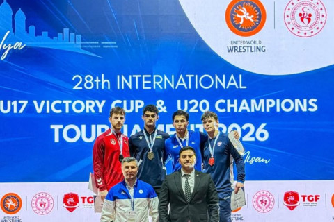 Азербайджанские борцы завоевали восемь золотых медалей в Турции - ФОТО