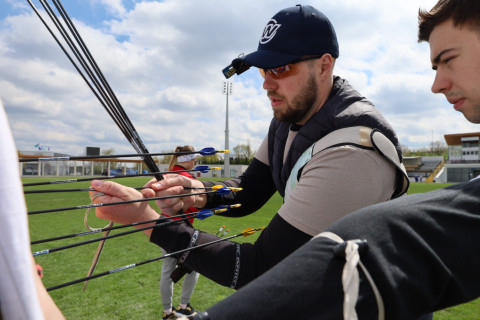 Сборная Азербайджана по стрельбе из лука проводит сборы с Беларусью в Губе - ФОТО