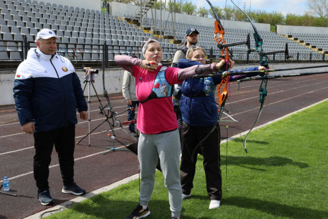 Сборная Азербайджана по стрельбе из лука проводит сборы с Беларусью в Губе - ФОТО