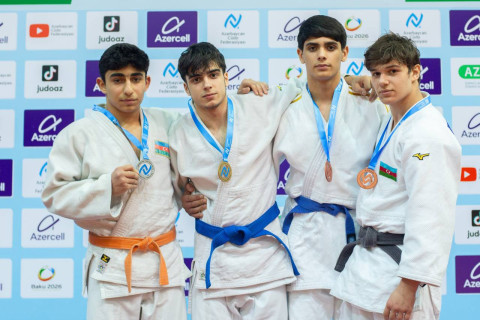 Yeniyetmə cüdoçuların Liqa yarışında ikinci günün qalibləri bəlli olub - FOTO