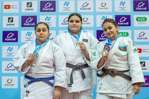 Yeniyetmə cüdoçuların Liqa yarışında ikinci günün qalibləri bəlli olub - FOTO