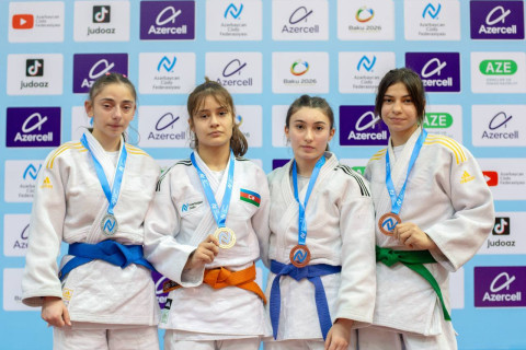 Yeniyetmə cüdoçuların Liqa yarışında ikinci günün qalibləri bəlli olub - FOTO