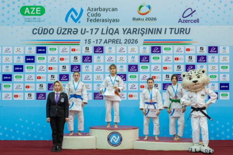 Yeniyetmə cüdoçuların Liqa yarışında ikinci günün qalibləri bəlli olub - FOTO