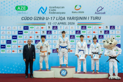 Yeniyetmə cüdoçuların Liqa yarışında ikinci günün qalibləri bəlli olub - FOTO