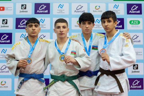 Yeniyetmə cüdoçuların Liqa yarışında ikinci günün qalibləri bəlli olub - FOTO