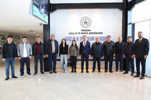 Azərbaycanın idman nümayəndə heyəti Trabzonda olub - FOTO