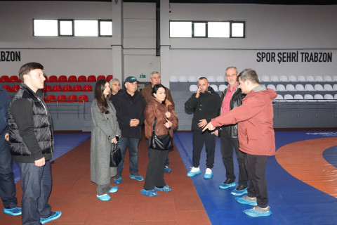 Azərbaycanın idman nümayəndə heyəti Trabzonda olub - FOTO