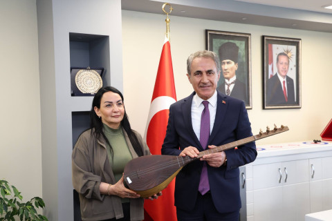 Azərbaycanın idman nümayəndə heyəti Trabzonda olub - FOTO