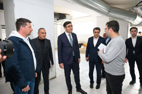 Фарид Гаибов ознакомился с условиями Республиканского олимпийского лицея