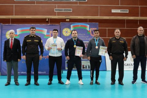 FHN-in qurumları arasında qol güləşi və çoxnövçülük üzrə çempionata yekun vuruldu - FOTO