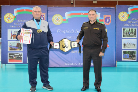 FHN-in qurumları arasında qol güləşi və çoxnövçülük üzrə çempionata yekun vuruldu - FOTO