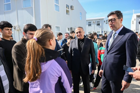 Fərid Qayıbov Respublika Olimpiya İdman Liseyinin yeni şəraiti ilə tanış olub - FOTO