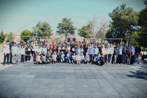 “DH Volley” komandası voleybol meydançası inşa edib - FOTO