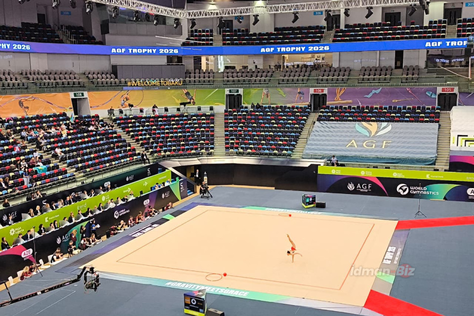 Bakıda bədii gimnastika üzrə Dünya Kuboku yarışına start verildi - VİDEO