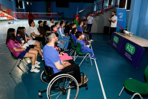 Bakıda "Parabadminton Günü" keçirilib - FOTO
