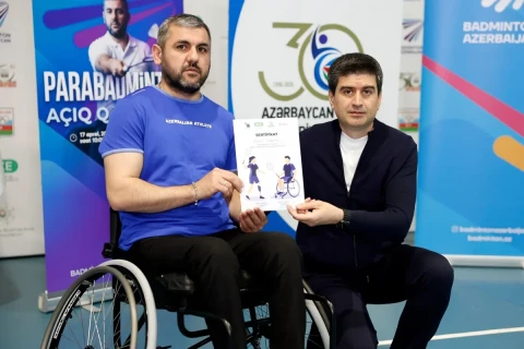 Bakıda "Parabadminton Günü" keçirilib - FOTO