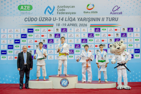 Cüdo üzrə U-14 Liqasında növbəti qaliblər bəlli oldu -FOTO