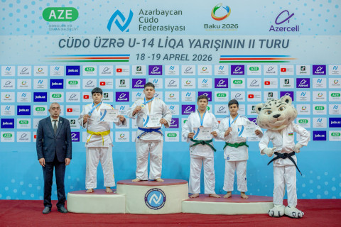 Cüdo üzrə U-14 Liqasında növbəti qaliblər bəlli oldu -FOTO
