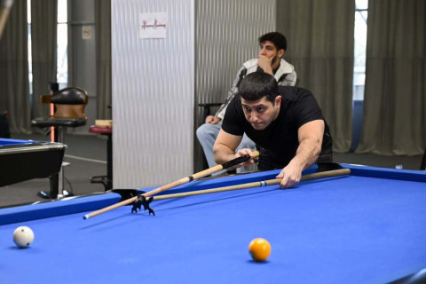 Dövlət qurumlarının əməkdaşları bilyard masası arxasında güclərini sınayıblar