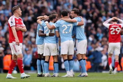 Суперкомпьютер оценил шансы "Арсенала" и "Ман Сити" на победу в АПЛ после очной встречи