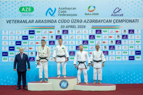 В Азербайджане прошел чемпионат страны по дзюдо среди ветеранов