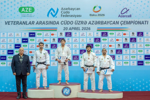 Cüdo üzrə veteranlar arasında Azərbaycan çempionatı keçirilib - FOTO