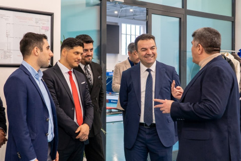 Şükrü Yılmazın rəhbərlik etdiyi nümayəndə heyəti Milli Gimnastika Arenasında olub - FOTO