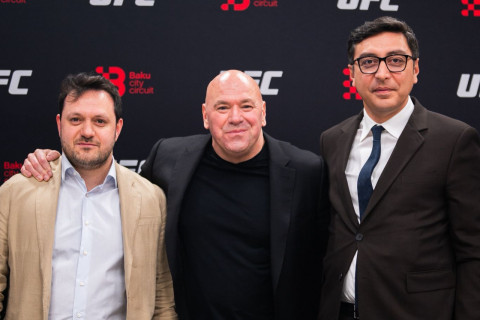 UFC turnirlərinin 2028-ci ilədək Bakıda keçirilməsi üçün müqavilə imzalanıb - FOTO