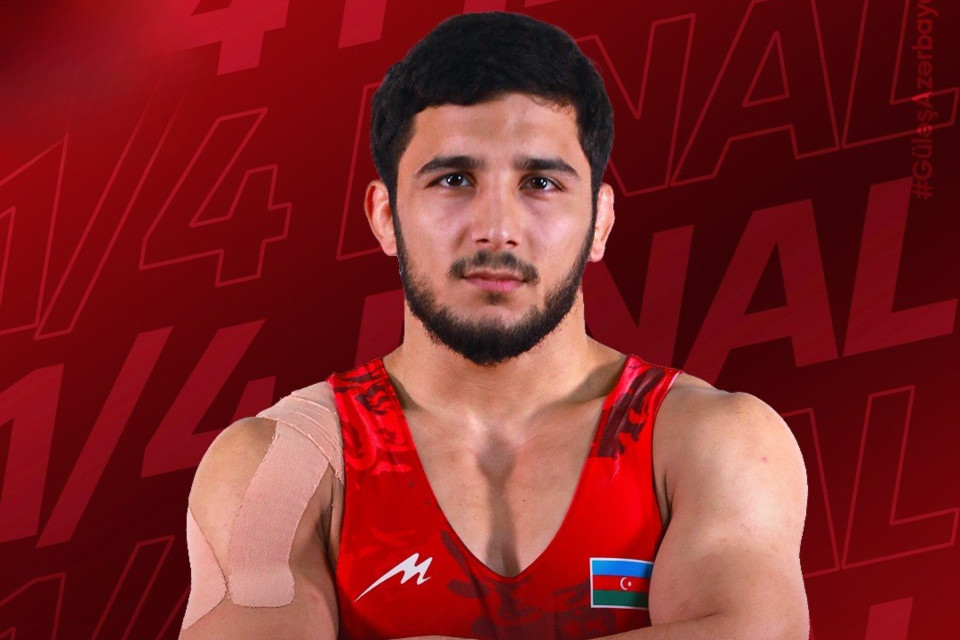 Güləşçimiz Avropa çempionatının 1/4 finalında - YENİLƏNİR + VİDEO