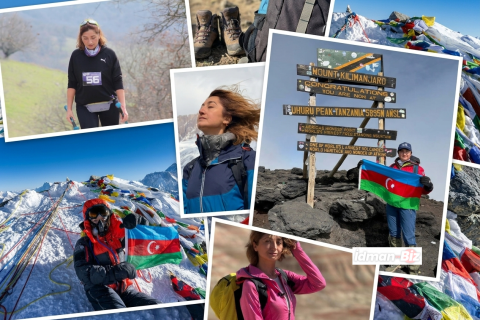 Альпинистка Вафа Мусаева: "В нашей семье многие работают учителями"