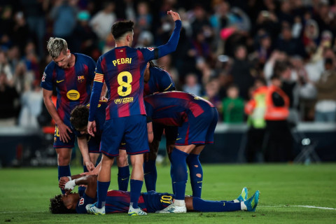 Yamal “Selta” ilə oyunda penaltidən sonra zədələnib - VİDEO