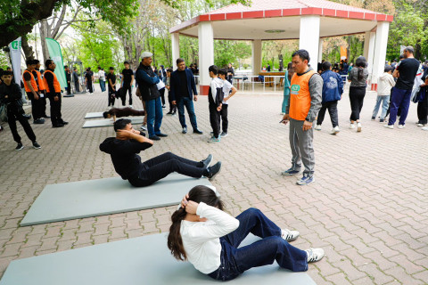 Naxçıvanda “İdmanla bir gün” adlı kütləvi idman tədbiri keçirilib - FOTO