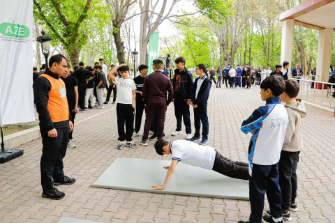 Naxçıvanda “İdmanla bir gün” adlı kütləvi idman tədbiri keçirilib - FOTO