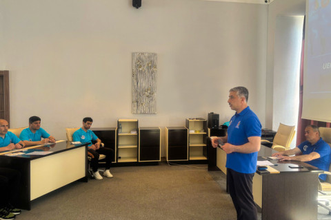 UEFA-nın C kateqoriyalı məşqçi kursunun birinci mərhələsi başa çatıb - FOTO
