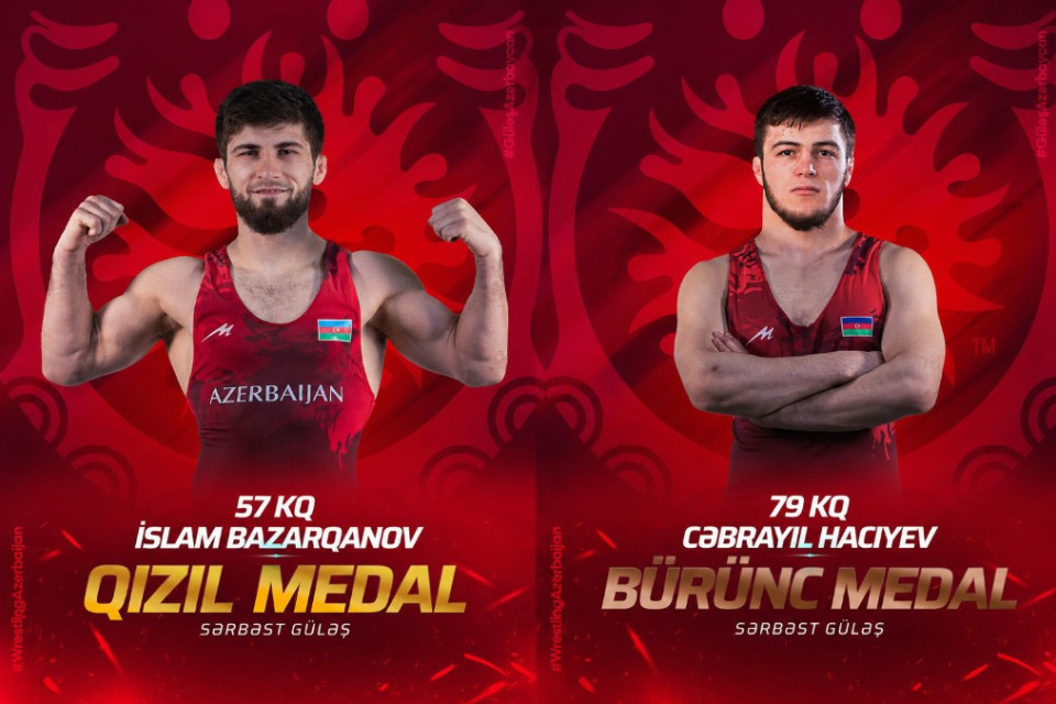 İslam Bazarqanov Avropa çempionu oldu, Cəbrayıl Hacıyev bürünc medal qazandı - YENİLƏNİB + VİDEO