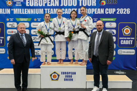 Azərbaycan cüdoçuları Berlində liderliyə yüksəlib - FOTO