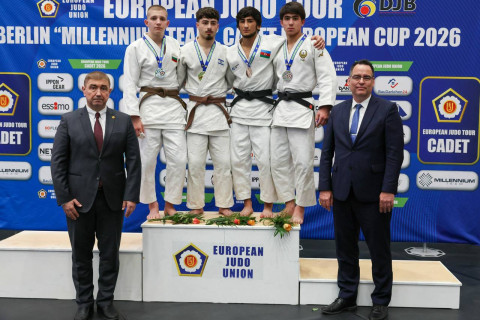 Azərbaycan cüdoçuları Berlində liderliyə yüksəlib - FOTO