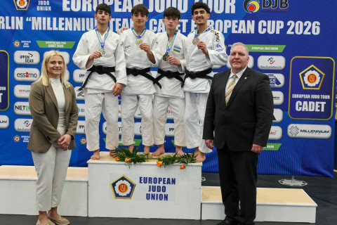 Azərbaycan cüdoçuları Berlində liderliyə yüksəlib - FOTO