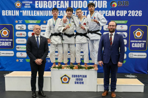 Azərbaycan cüdoçuları Berlində liderliyə yüksəlib - FOTO