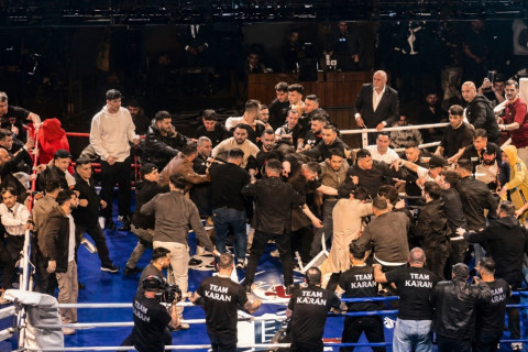 Türk və rus idmançıların yarışı döyüş meydanına çevrildi - VİDEO