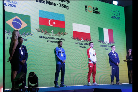 Azərbaycan boksçuları Dünya kubokunda üç qızıl, bir bürünc medal qazanıblar - FOTO