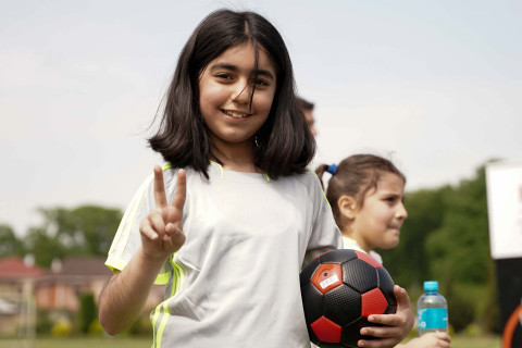 Lənkəranda qızlar üçün futbol festivalı keçirilib - FOTO