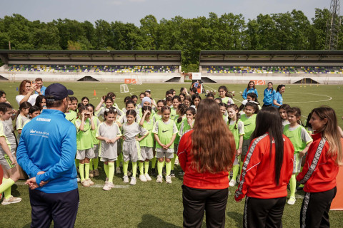 Lənkəranda qızlar üçün futbol festivalı keçirilib - FOTO