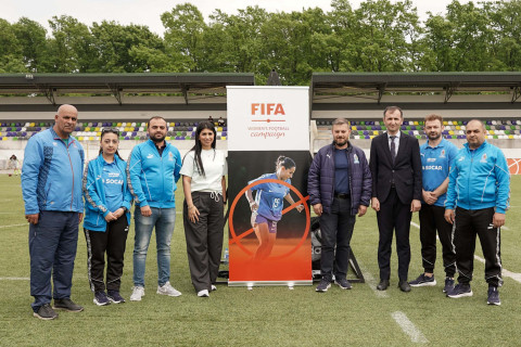 Lənkəranda qızlar üçün futbol festivalı keçirilib - FOTO