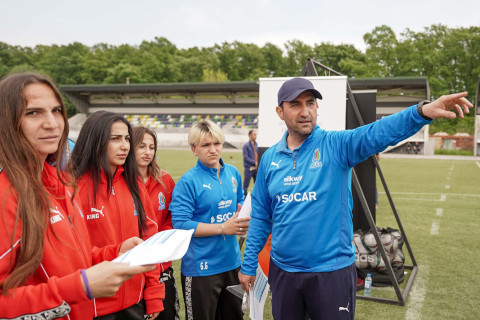 Lənkəranda qızlar üçün futbol festivalı keçirilib - FOTO